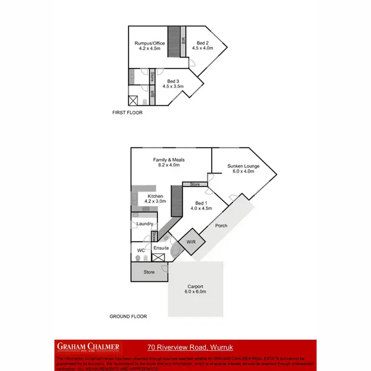 Floorplan of Homely house listing, 70 Riverview Road, Wurruk VIC 3850