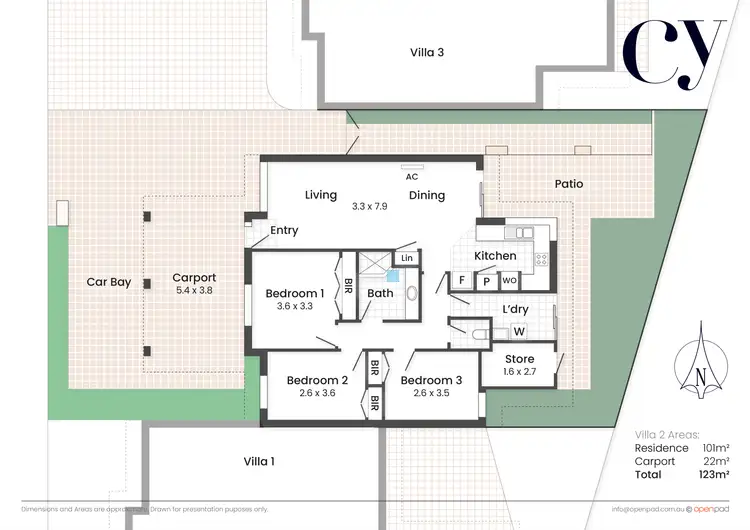 Floorplan of Homely house listing, 1 Lang Street, Brentwood WA 6153