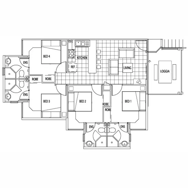 Floorplan of Homely apartment listing, 37/8 Varsityview Court, Sippy Downs QLD 4556