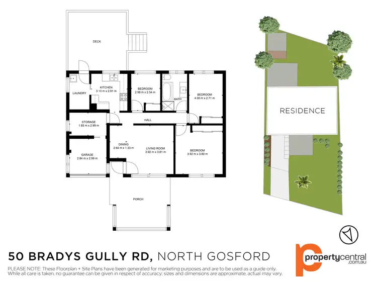 Floorplan of Homely house listing, 50 Bradys Gully Road, North Gosford NSW 2250