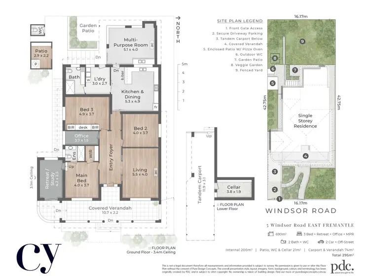 Floorplan of Homely house listing, 5 Windsor Road, East Fremantle WA 6158