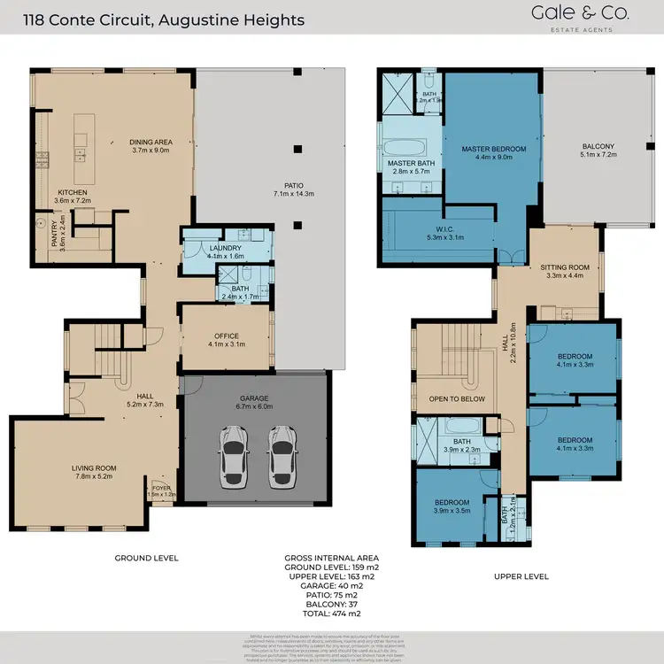 Floorplan of Homely house listing, 118 Conte Circuit, Augustine Heights QLD 4300