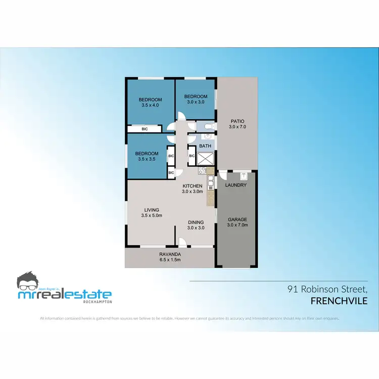 Floorplan of Homely house listing, 91 Robinson Street, Frenchville QLD 4701