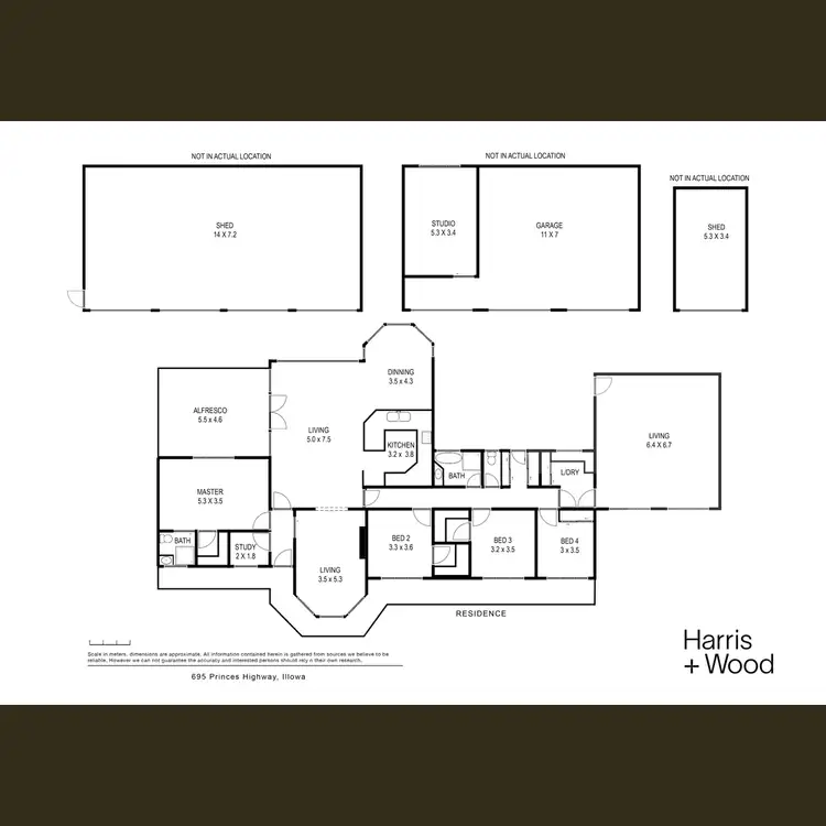 Floorplan of Homely house listing, 695 Princes Highway, Illowa VIC 3282