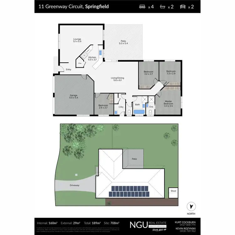 Floorplan of Homely house listing, 11 Greenway Circuit, Springfield QLD 4300