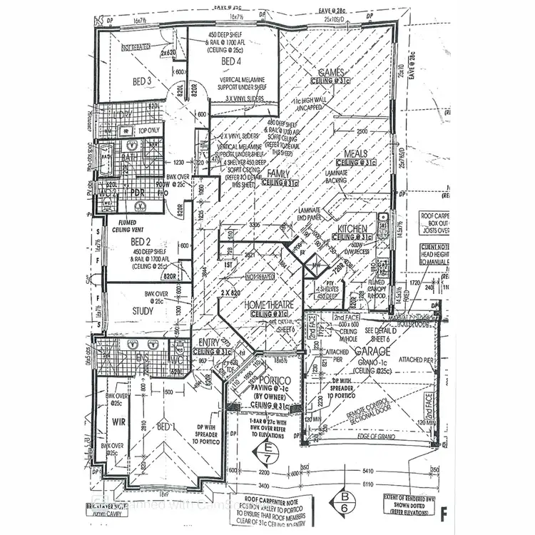 Floorplan of Homely house listing, 7 Redstone Trail, Ellenbrook WA 6069