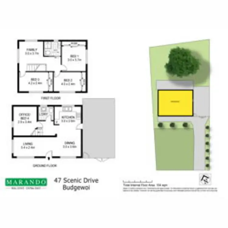Floorplan of Homely house listing, 47 Scenic Drive, Budgewoi NSW 2262