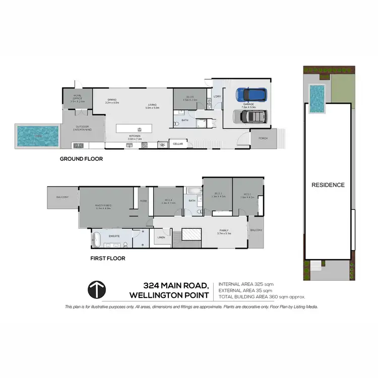 Floorplan of Homely house listing, 324 Main Road, Wellington Point QLD 4160