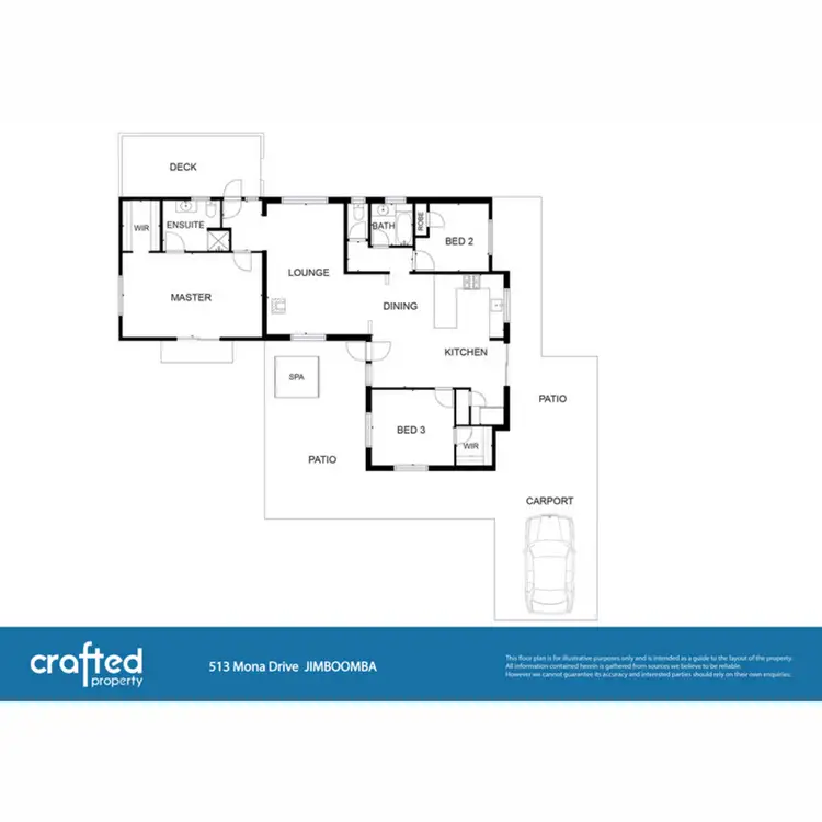 Floorplan of Homely house listing, 513 Mona Drive, Jimboomba QLD 4280