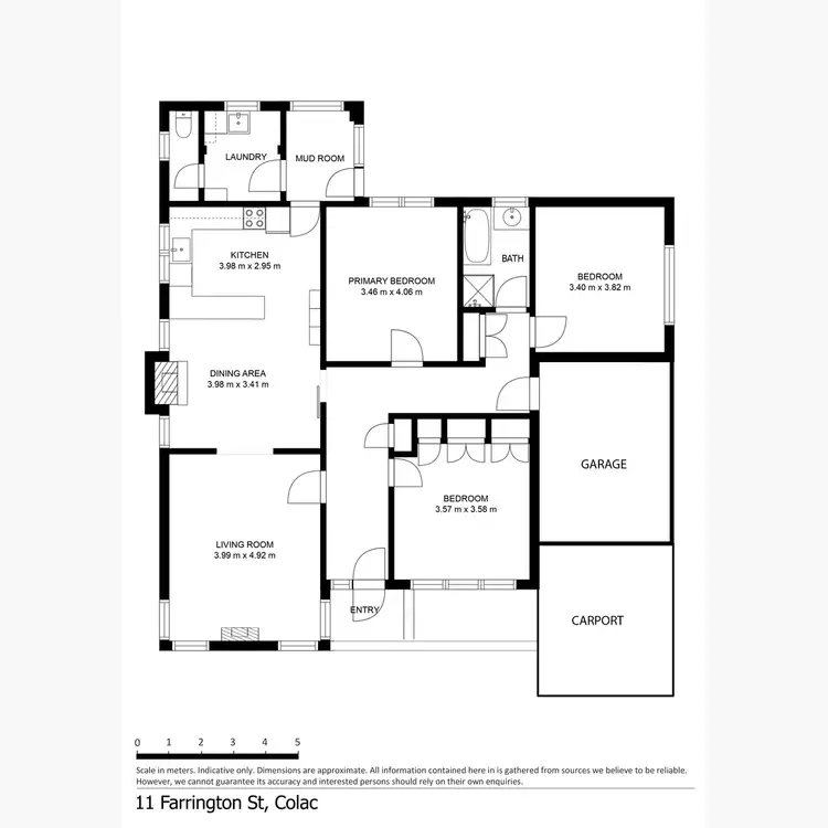 Floorplan of Homely house listing, 11 Farrington Street, Colac VIC 3250