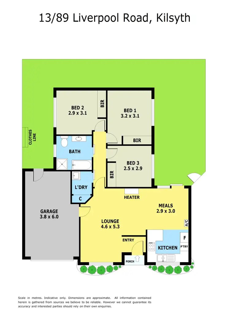 Floorplan of Homely unit listing, 13/89 Liverpool Road, Kilsyth VIC 3137