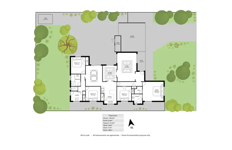 Floorplan of Homely house listing, 6 Allerton Way, Booragoon WA 6154