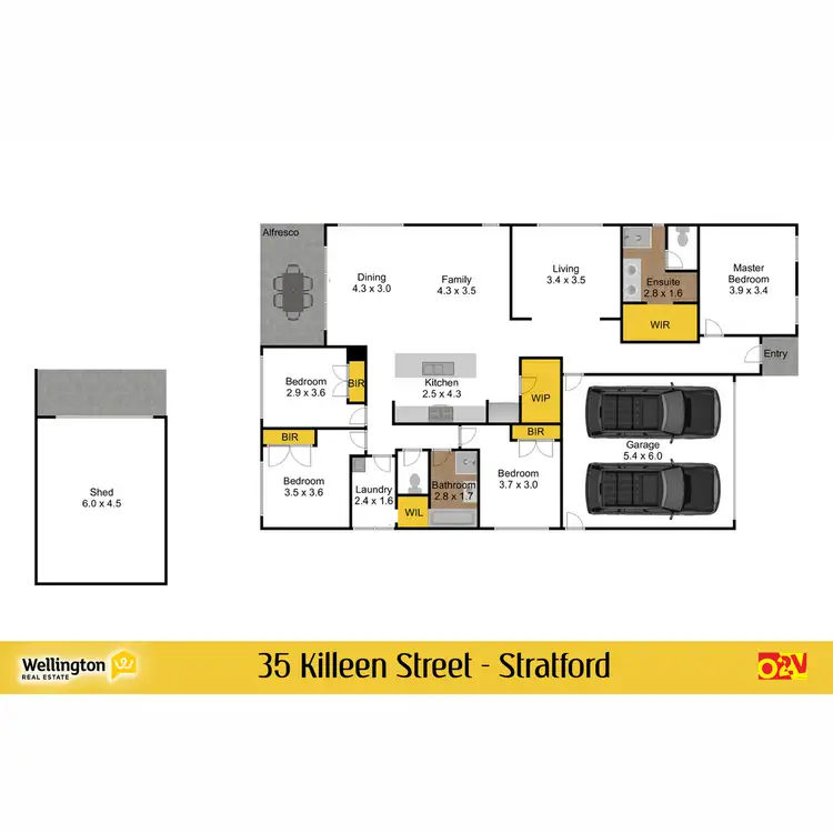 Floorplan of Homely house listing, 35 Killeen Street, Stratford VIC 3862