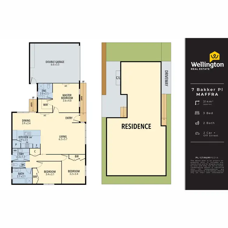 Floorplan of Homely townhouse listing, 7 Bakker Place, Maffra VIC 3860