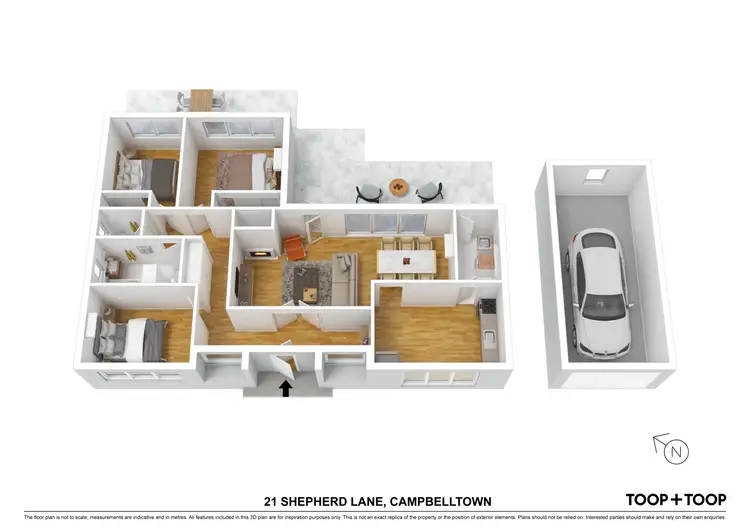 Floorplan of Homely house listing, 21 Shepherd Lane, Campbelltown SA 5074