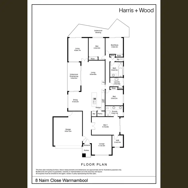 Floorplan of Homely house listing, 8 Nairn Close, Warrnambool VIC 3280