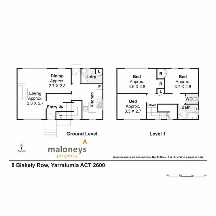Floorplan of Homely house listing, 8 Blakely Row, Yarralumla ACT 2600