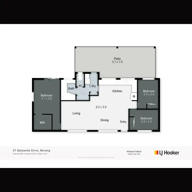 Floorplan of Homely house listing, 37 Balyando Drive, Nerang QLD 4211
