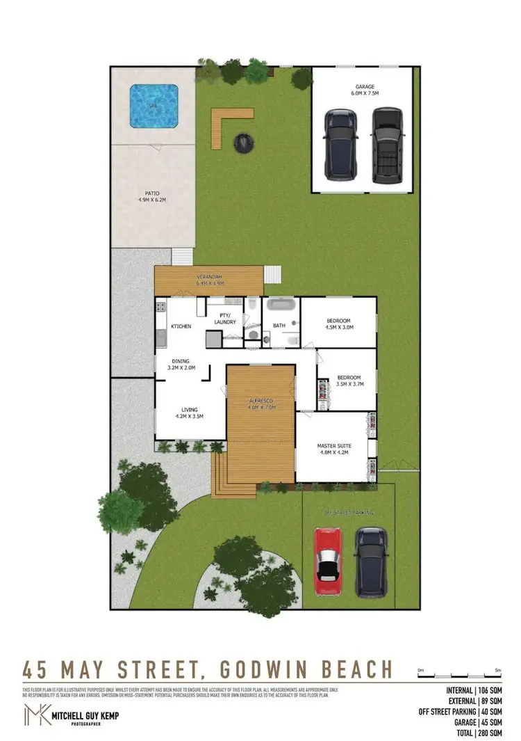 Floorplan of Homely house listing, 45 May Street, Godwin Beach QLD 4511