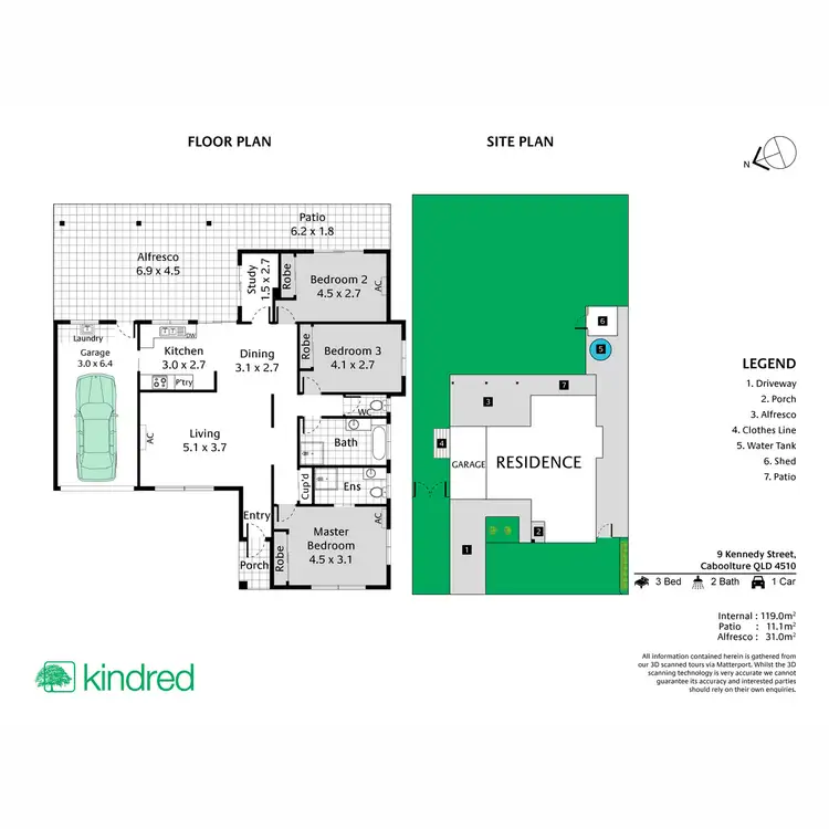 Floorplan of Homely house listing, 9 Kennedy Street, Caboolture QLD 4510