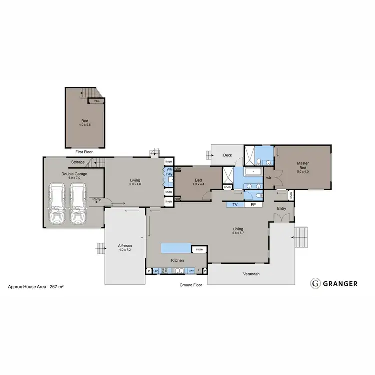 Floorplan of Homely house listing, 35 The Avenue, Mccrae VIC 3938
