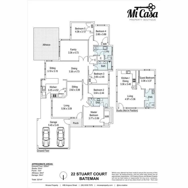 Floorplan of Homely house listing, 22 Stuart Court, Bateman WA 6150