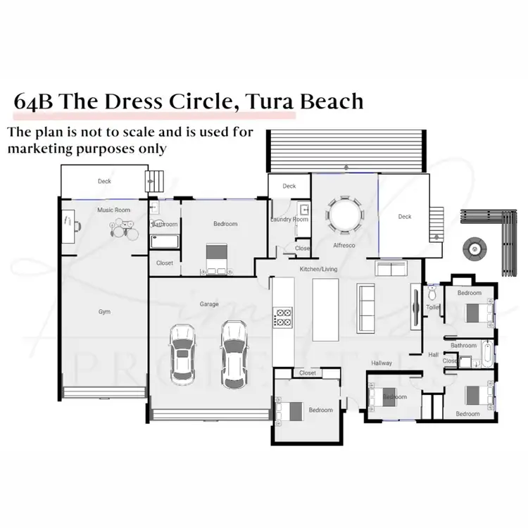 Floorplan of Homely house listing, 64B The Dress Circle, Tura Beach NSW 2548