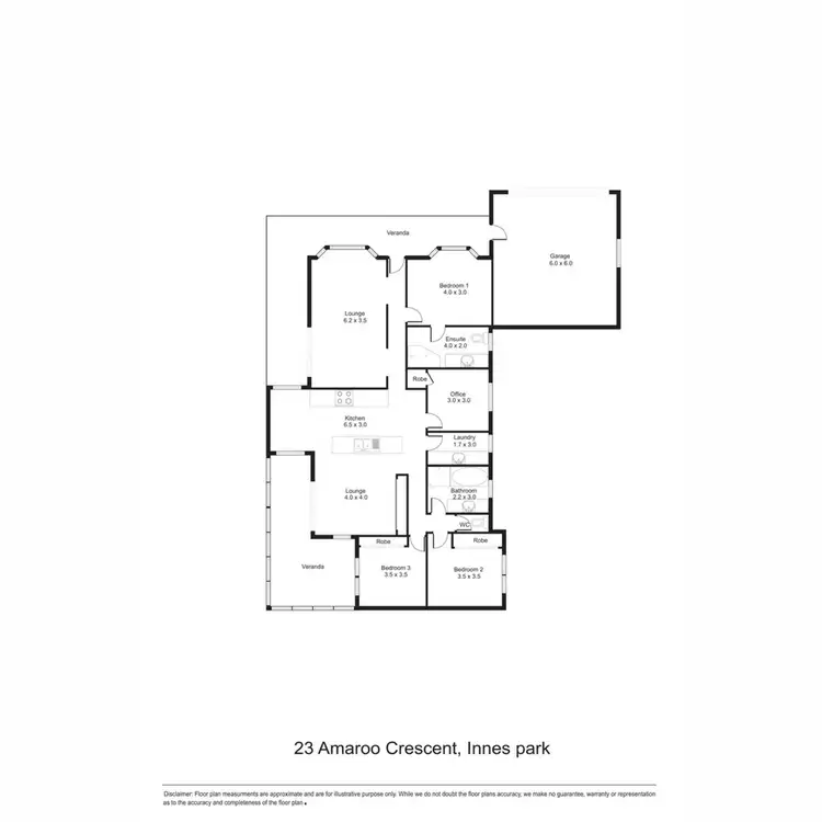Floorplan of Homely house listing, 23 Amaroo Crescent, Innes Park QLD 4670