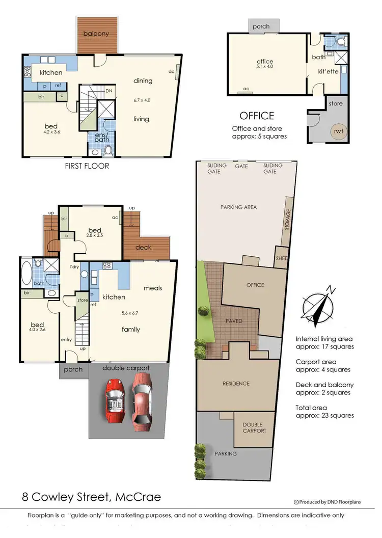 Floorplan of Homely house listing, 205E & 205F Bayview Road, Mccrae VIC 3938