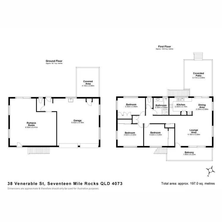 Floorplan of Homely house listing, 38 Venerable Street, Seventeen Mile Rocks QLD 4073