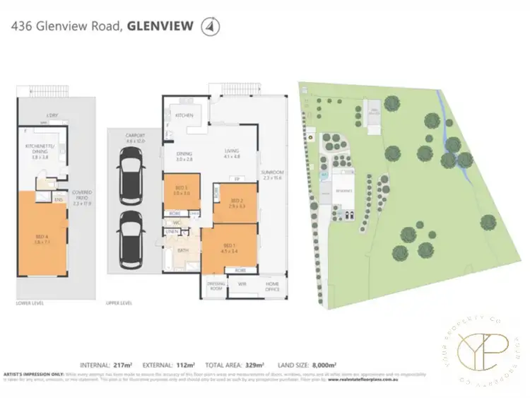 Floorplan of Homely house listing, 436 Glenview Road, Glenview QLD 4553