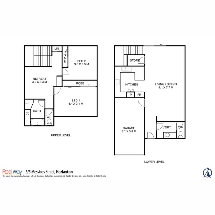 Floorplan of Homely unit listing, 6/5 Messines Street, Harlaxton QLD 4350