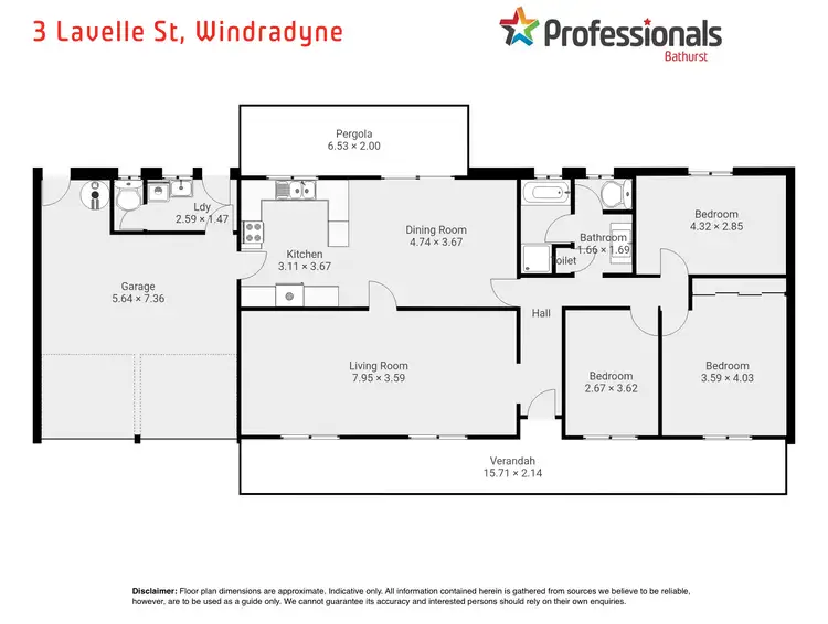 Floorplan of Homely house listing, 3 Lavelle Street, Windradyne NSW 2795