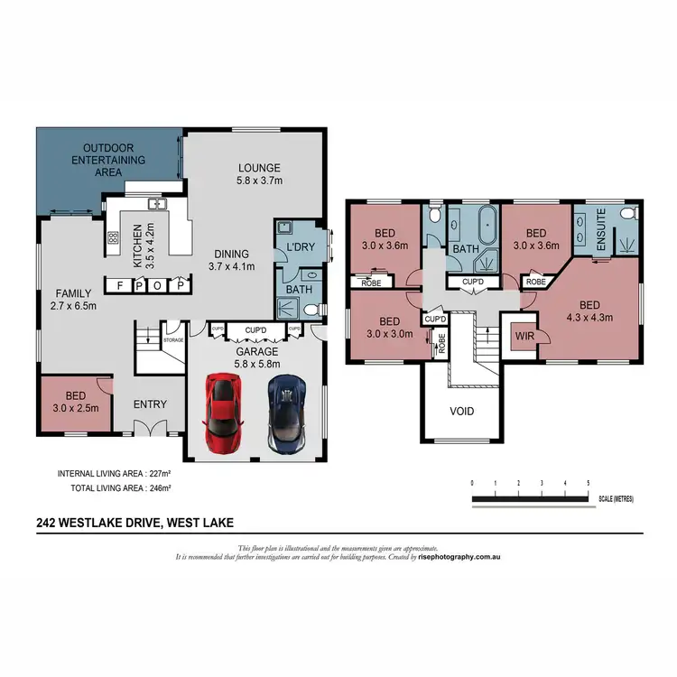 Floorplan of Homely house listing, 242 Westlake Drive, Westlake QLD 4074