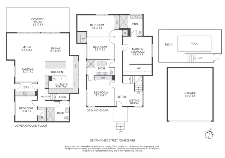 Floorplan of Homely house listing, 29 Fawkner Street, Chapel Hill QLD 4069
