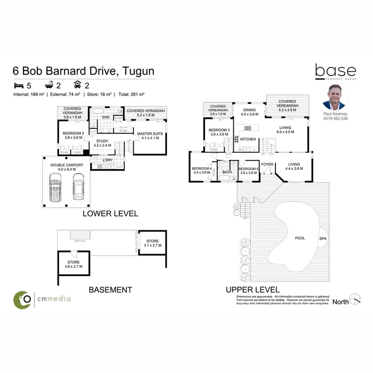 Floorplan of Homely house listing, 6 Bob Barnard Drive, Tugun QLD 4224