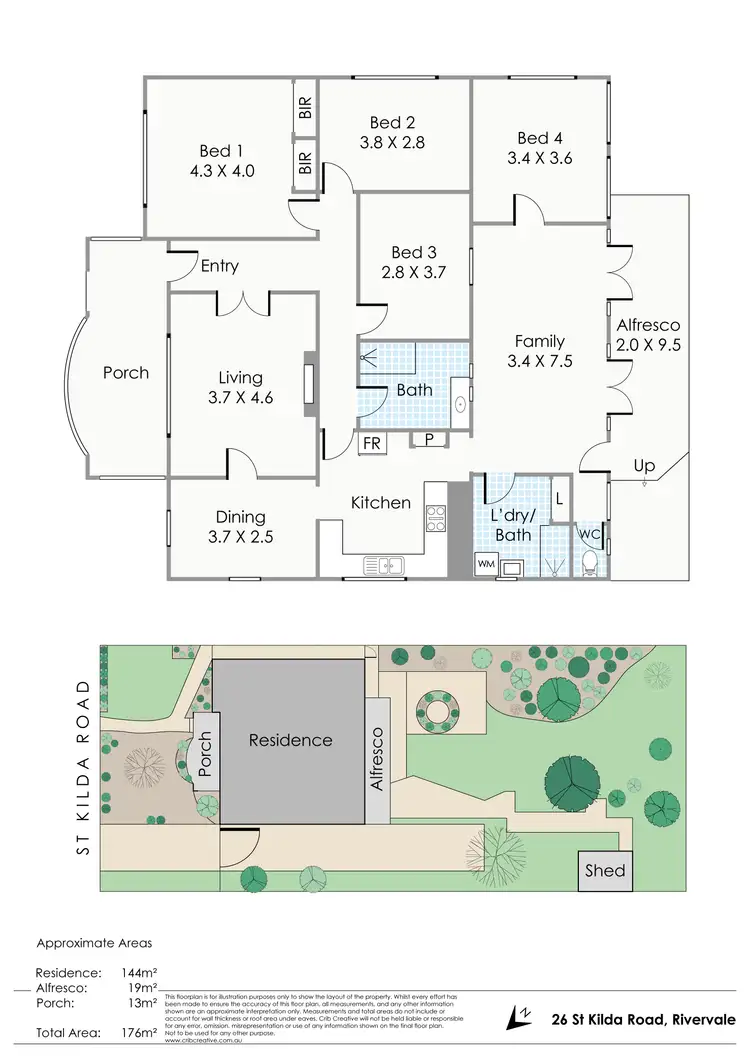 Floorplan of Homely house listing, 26 St Kilda Road, Rivervale WA 6103