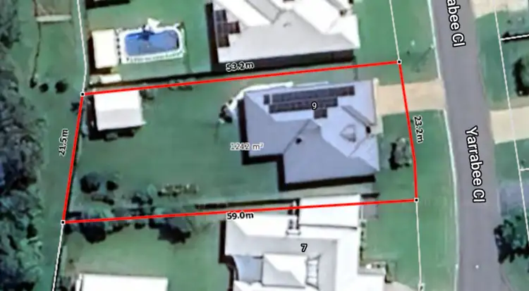 Floorplan of Homely house listing, 9 Yarrabee Close, Mareeba QLD 4880
