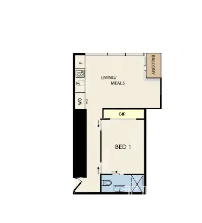 Floorplan of Homely apartment listing, 14/135 City Road, Southbank VIC 3006