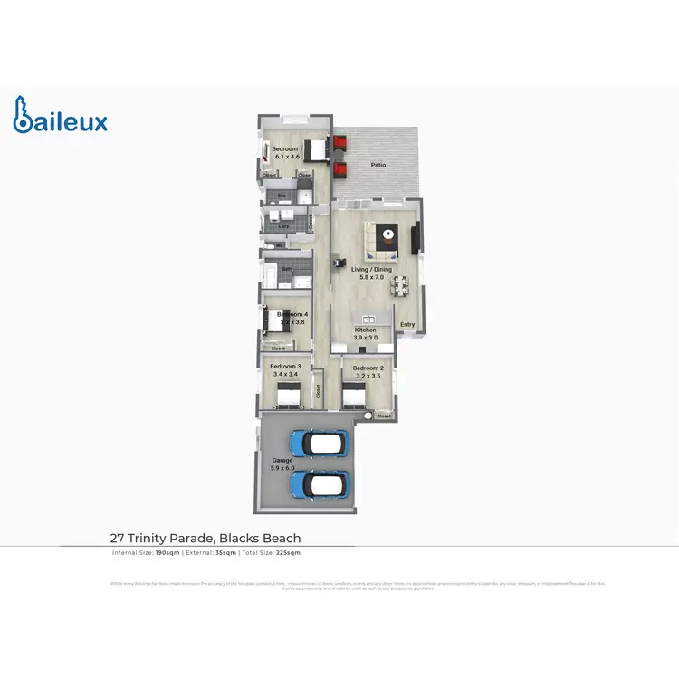 Floorplan of Homely house listing, 27 Trinity Parade, Blacks Beach QLD 4740
