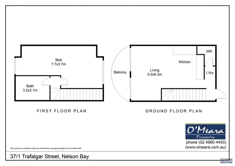 Floorplan of Homely apartment listing, 37/1 TRAFALGAR Street, Nelson Bay NSW 2315