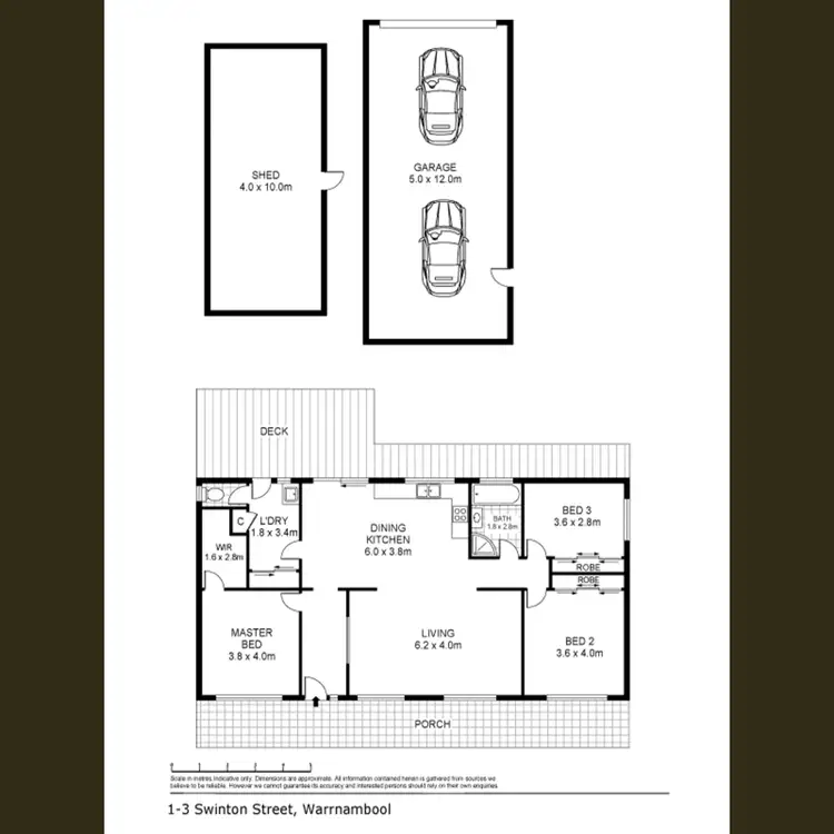 Floorplan of Homely house listing, 1-3 Swinton Street, Warrnambool VIC 3280