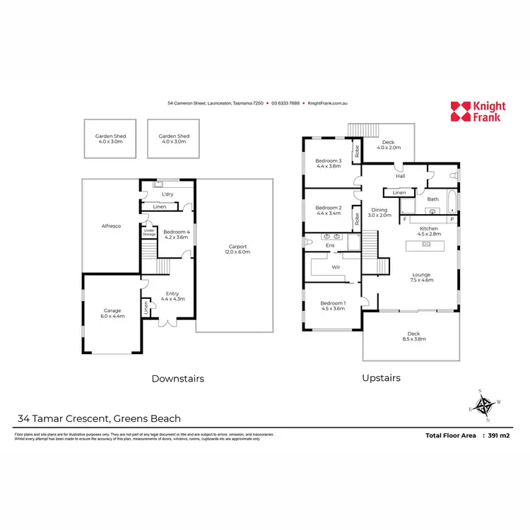 Floorplan of Homely house listing, 34 Tamar Crescent, Greens Beach TAS 7270