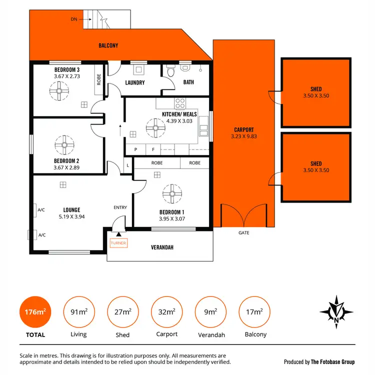 Floorplan of Homely house listing, 9 Hazel Grove, Ridgehaven SA 5097