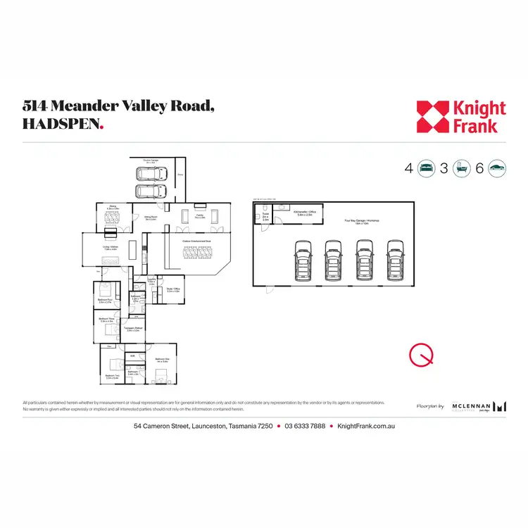Floorplan of Homely house listing, 514 Meander Valley Road, Hadspen TAS 7290