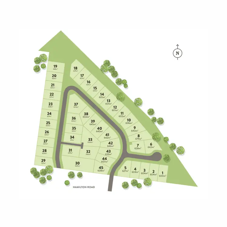 Floorplan of Homely land listing, 19 Hamilton Place, Woodford QLD 4514
