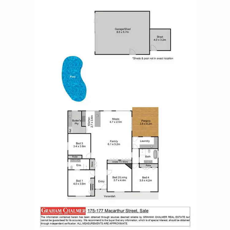 Floorplan of Homely house listing, 175-177 Macarthur Street, Sale VIC 3850