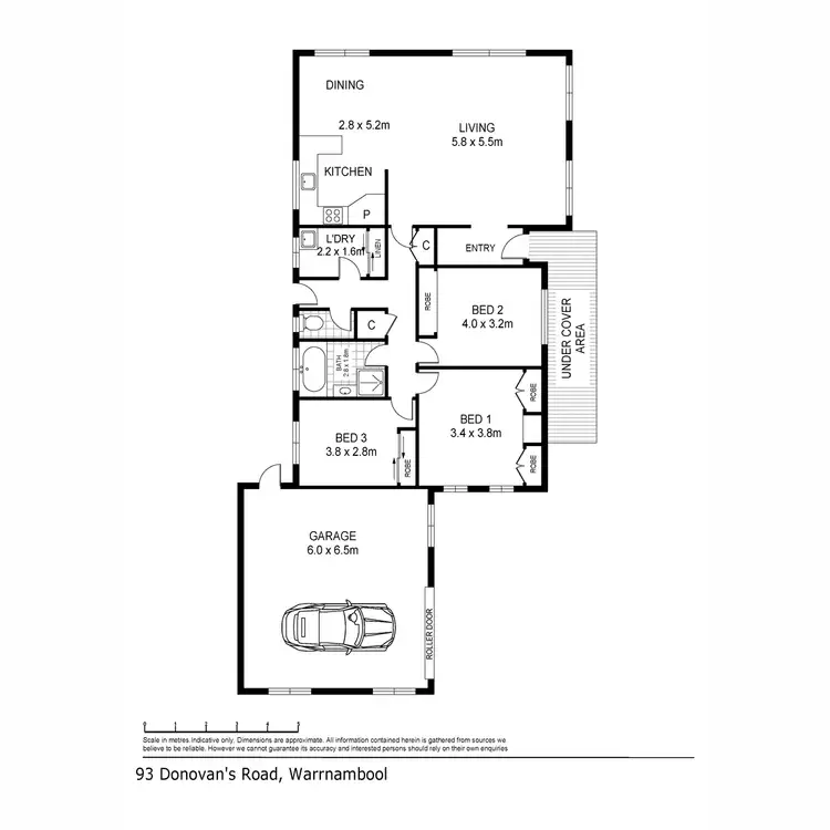 Floorplan of Homely house listing, 93 Donovans Road, Warrnambool VIC 3280