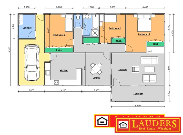 Floorplan of Homely house listing, 66 Combined Street, Wingham NSW 2429