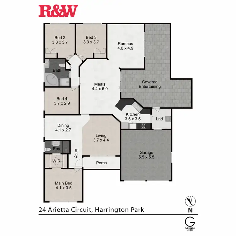 Floorplan of Homely house listing, 24 Arietta Circuit, Harrington Park NSW 2567